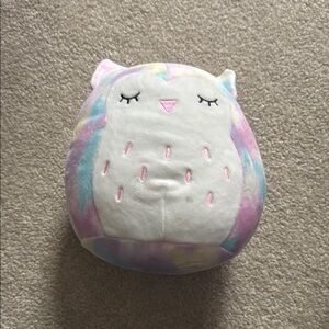 Squishmallow Colorful Owl Plush Toy